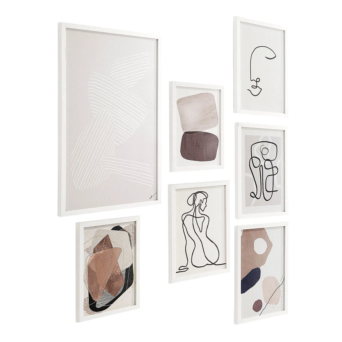 Linea Form Abstract Wall Art Set, alternate view 3