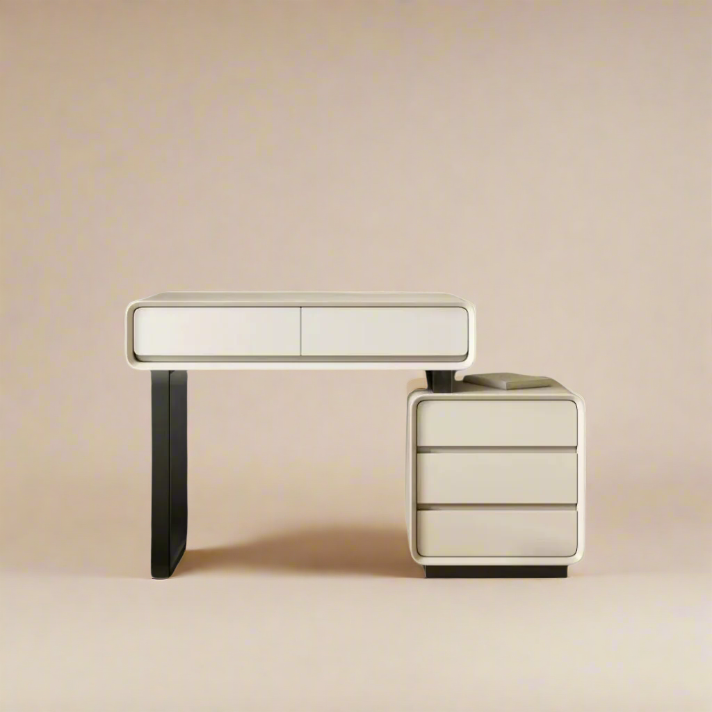 Elegant Modern Vanity Desk (Desk & Drawer Only) - Cozy Furniture & Lifestyle