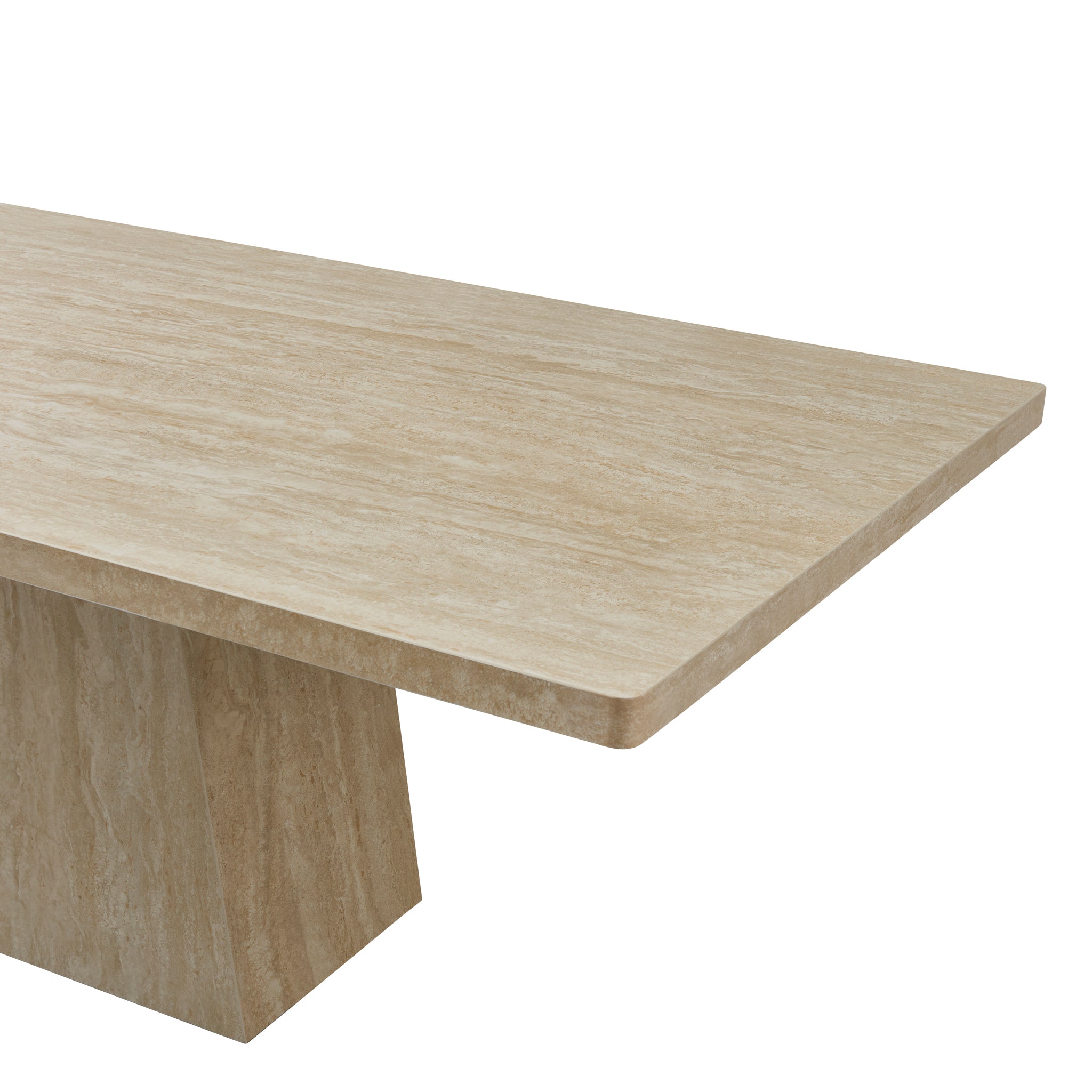 Close up detail of the side of the Ardella Dining Table