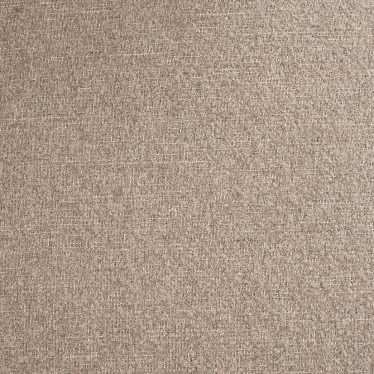 Close-up view of the multi-tonal beige woven fabric on the Elodie barrel chair, showing its rich, tactile texture.