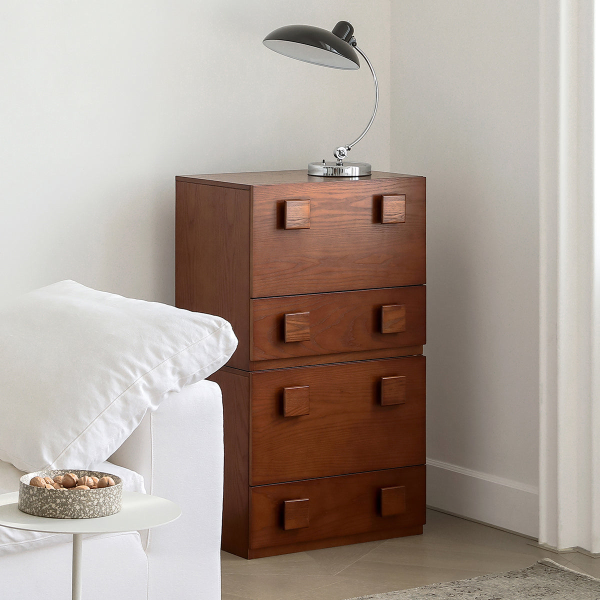 Jasper Modular Sideboard stacked in a three-unit vertical configuration