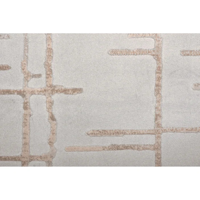 Textured fabric with a geometric pattern on a white background
