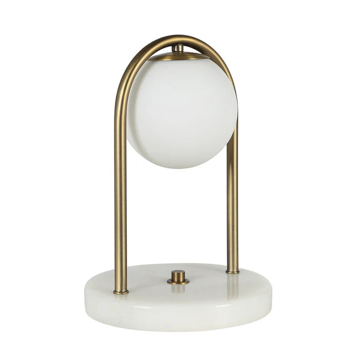 Side view of the Orion Mable table lamp on the white background.