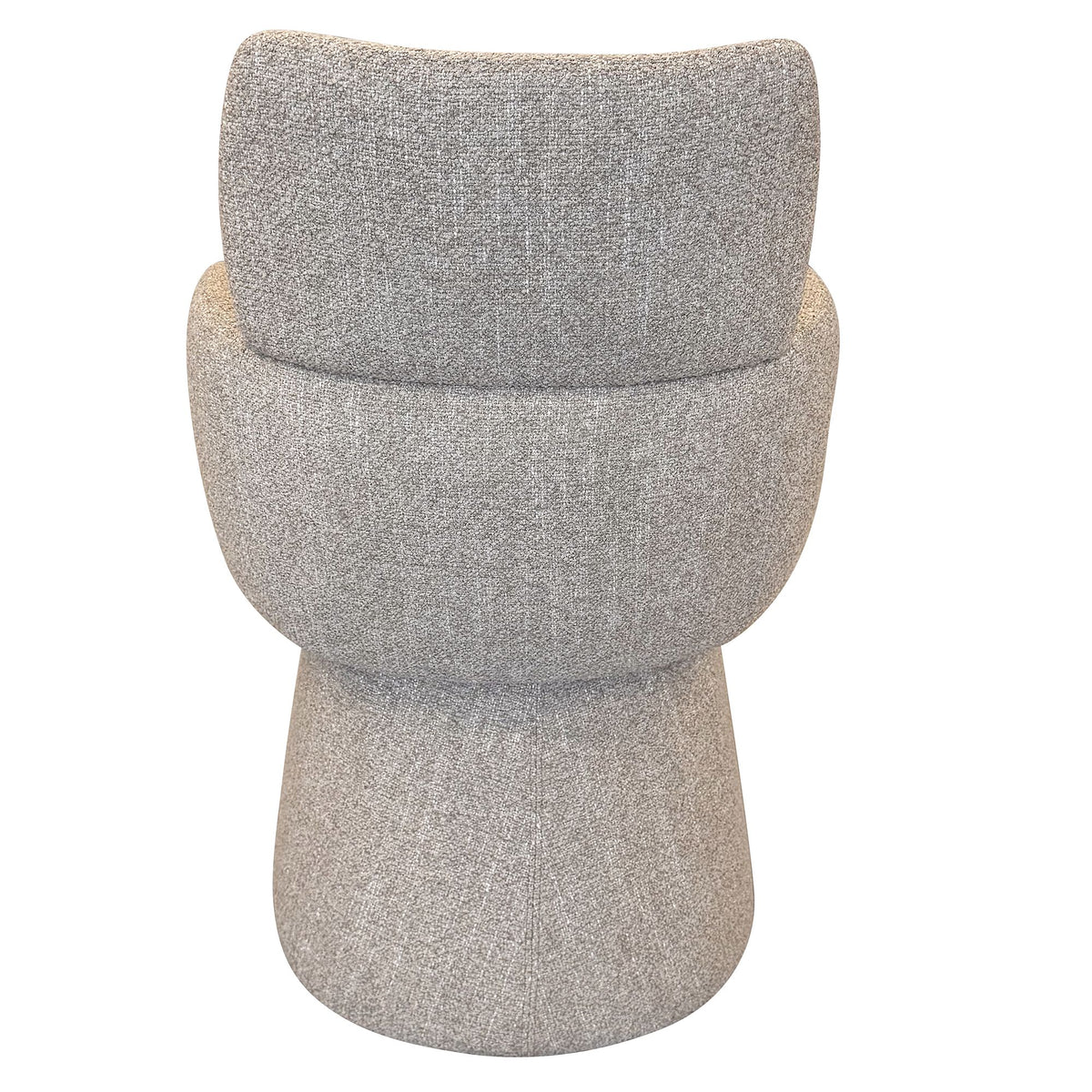 Back view of the oatmeal Soren Bouclé Dining Chair