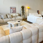Furry White Carpet - Cozy Furniture & Lifestyle