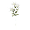 Spike Dahlia 3 Bloom Stem White