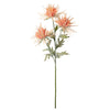 Spike Dahlia 3 Bloom Stem Orange