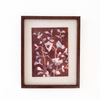 Terracotta Flora Framed Linen Art II
