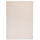 Beige Alina rug with textured pattern on a white background