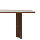 Side leg view of the Arcadian Dining Table