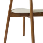 Close-up details of the leg of Ash Classic Dining Chair