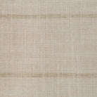 Macro close-up of the light beige woven crosshatch fabric and woven horizontal stripe detail on the Beckett throw pillow.