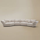 Blooming Embrace Sofa Combo C front view in a light beige studio background