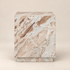 Calista Marble Plinth Side Table