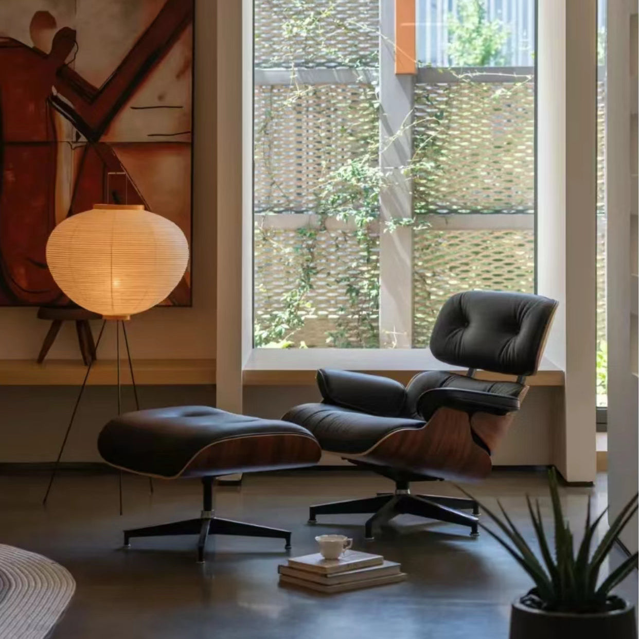 Eames Lounge Chair with Ottoman - Iconic Mid-Century Modern Design