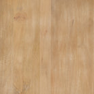 Close-up of the natural light blonde finish and beautiful wood grain on the Eleanor mango wood sideboard.