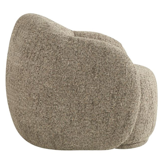 Side view of the Estelle Accent Chair on a white background
