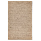 Full overhead view of the rectangular beige Felix handmade textured rug featuring a chunky, bobbled surface.