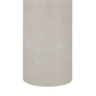 Close-up of Iris Onyx Table Lamp base showing smooth beige onyx texture with subtle natural veining