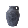 Kinsley Cement Jug Vase Charcoal
