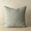 Lina Linen Pillow Flint Grey 24"x24"
