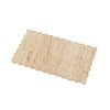 Lucca Travertine Scalloped Rectangular Tray