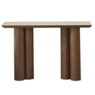 Front view of the Lyric Console Table on a white background