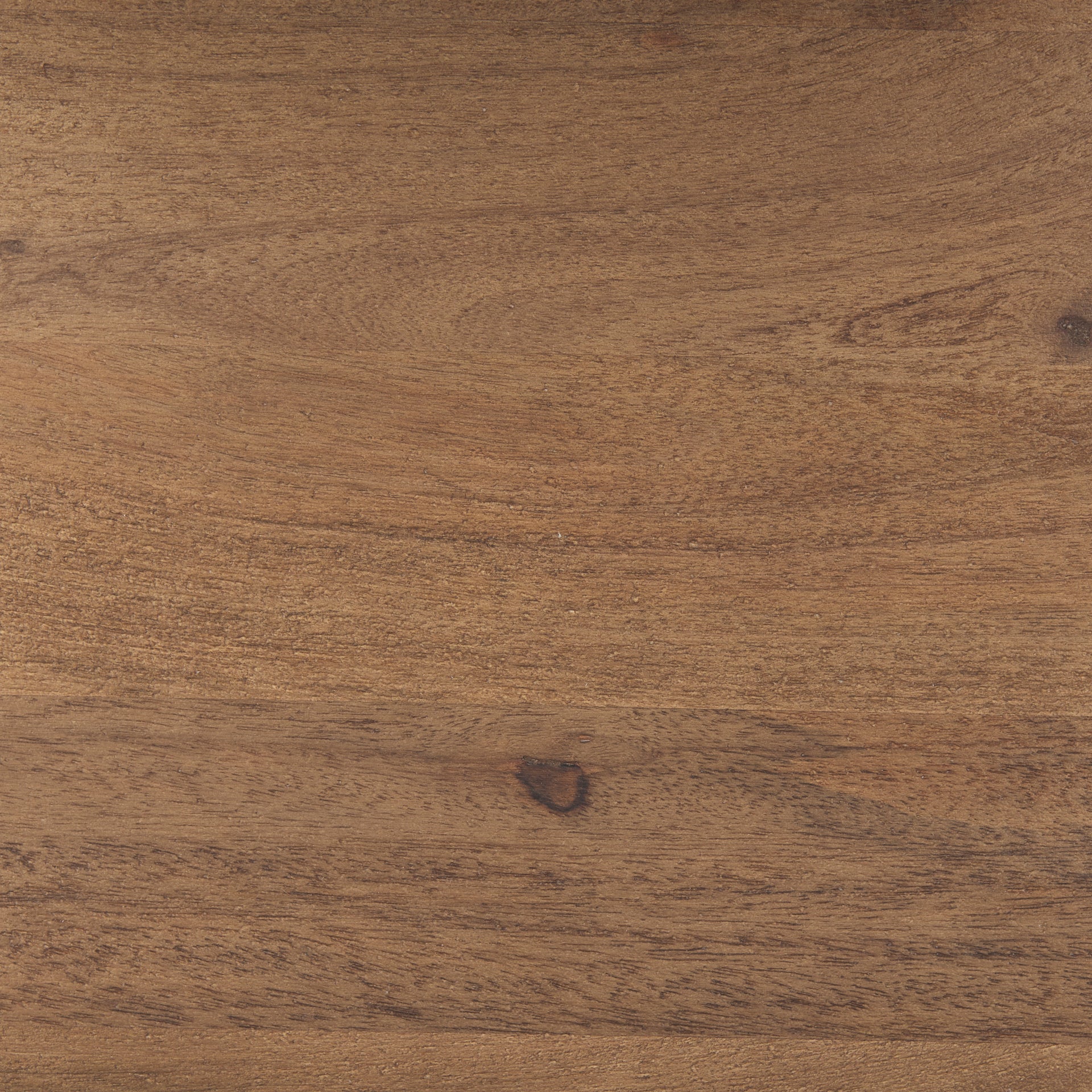 Close-up of the warm brown finish and natural wood grain on the panels of the Maddox geometric shelving unit.