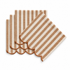 Marielle Scalloped Stripe Napkins Set