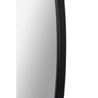 Close-up of the Nova Wall Mirror showing the slim black frame detail