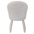 Full back view of the Odette chair against a white background, emphasizing its clean lines and minimalist form