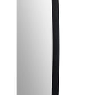 Side view of the Orion Wall Mirror showing the slim black frame and smooth reflective glass