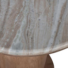 Close-up details of the marble surface 