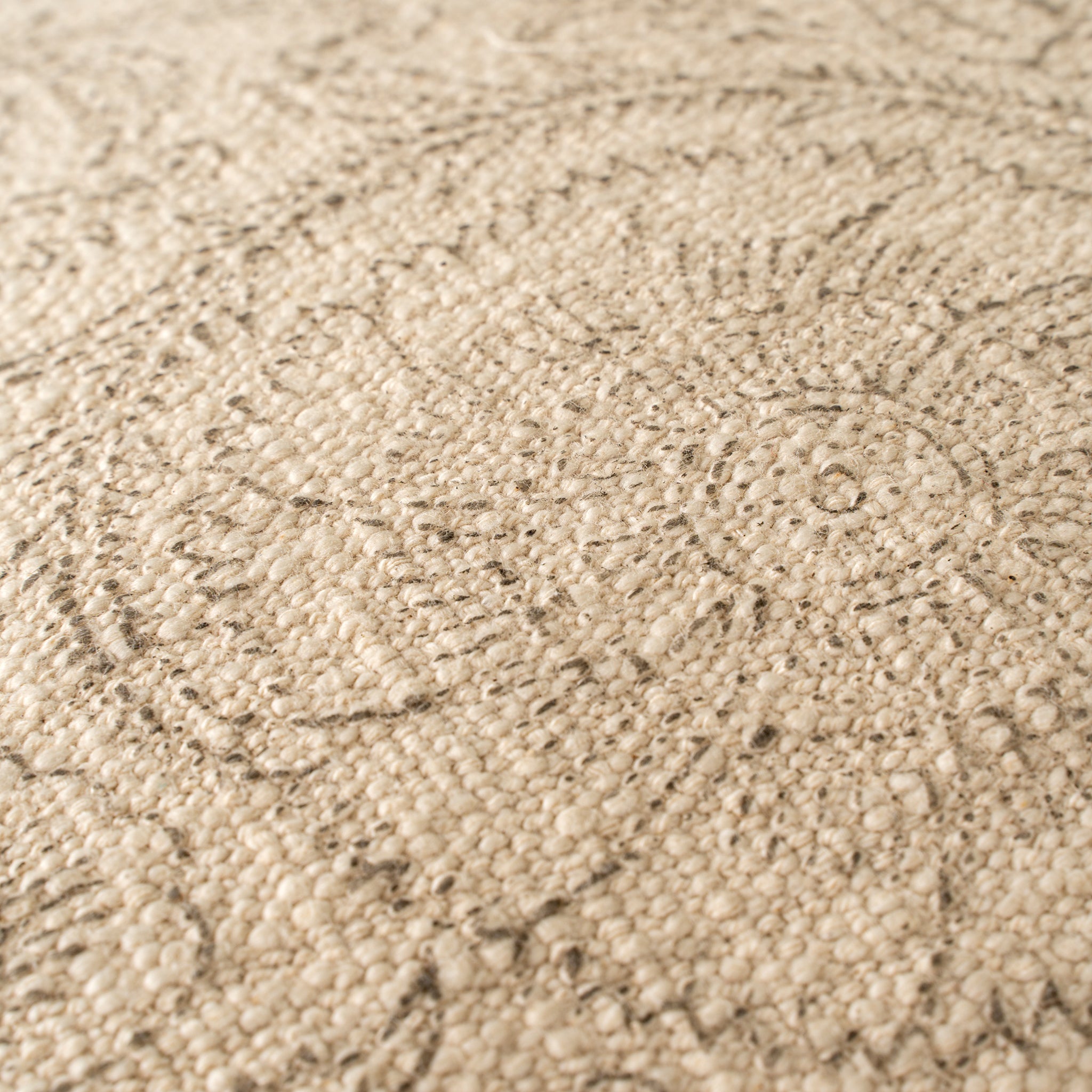 Close up view of the fabric