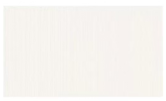 Full view of the Sophia Rug in soft ivory with fine linear texture