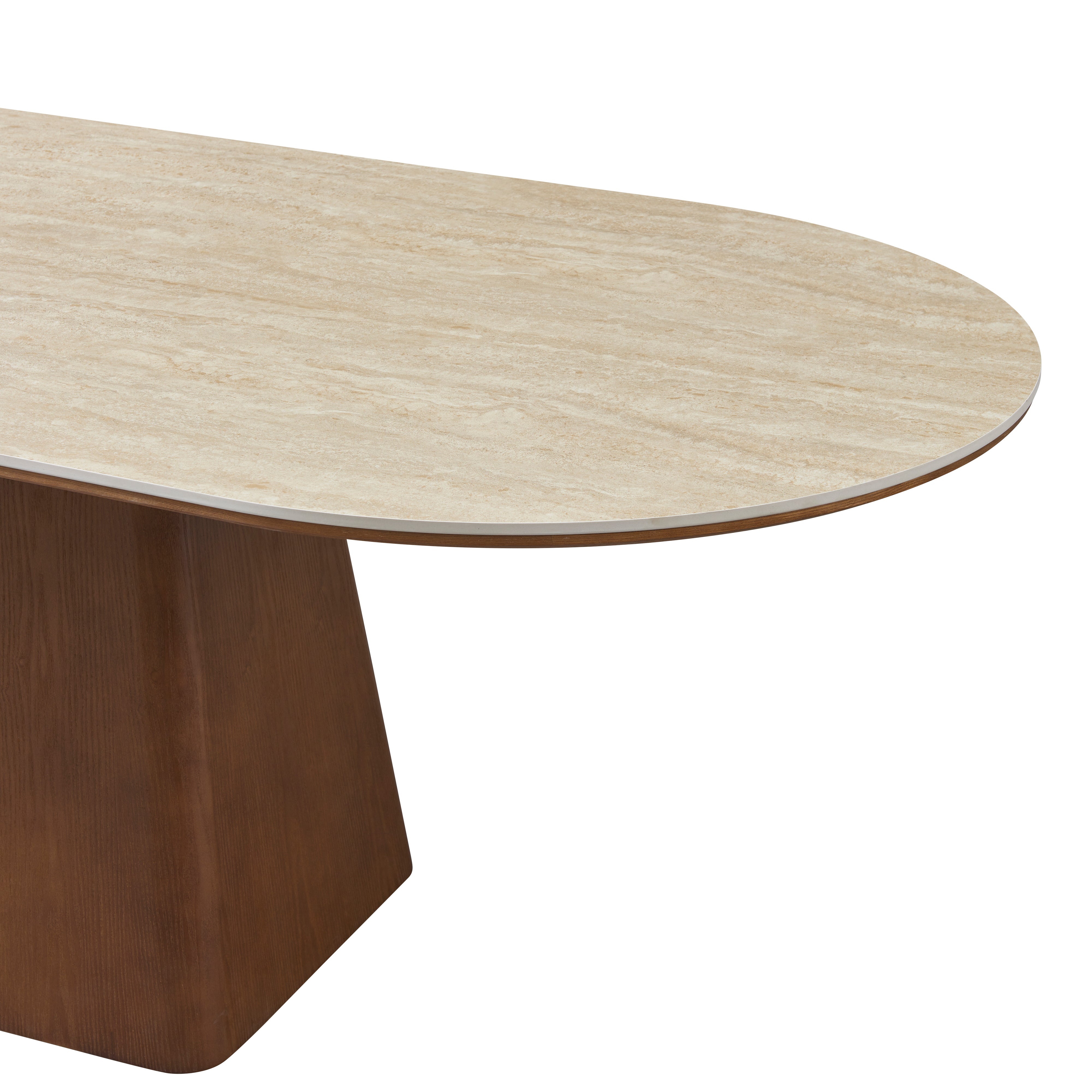 Close up detail of the Sorella Dining Table