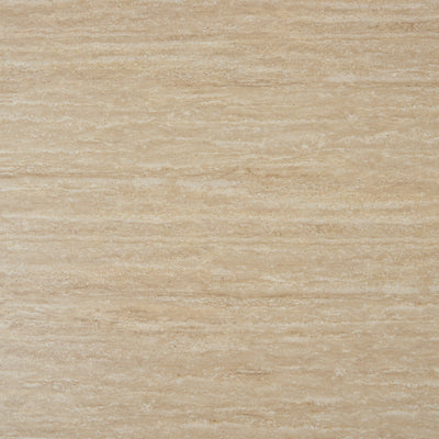 Travertine-inspired pattern of the Sorella sintered stone tabletop