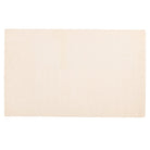 Full view of the Tessera Hand-Tufted Wool Grid Rug in ivory with a soft tonal linear grid pattern.