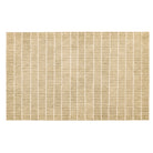 Full view of the Tessera Hand-Tufted Wool Grid Rug in sage with a muted green field and ivory linear grid pattern.