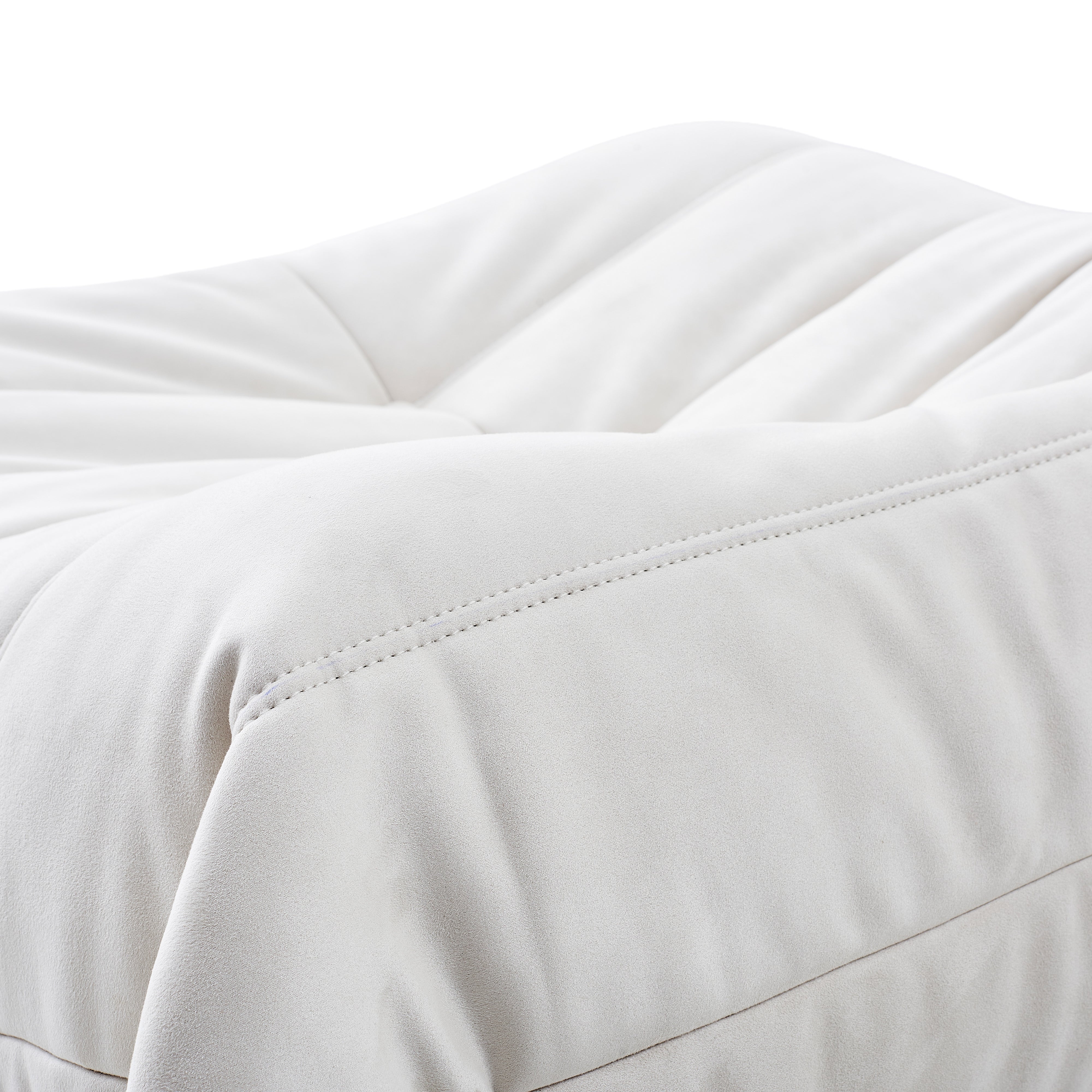 Close-up of the togo ottoman on a white background