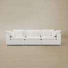Front view of the Modular Cloud Sofa in a beige studio background.
